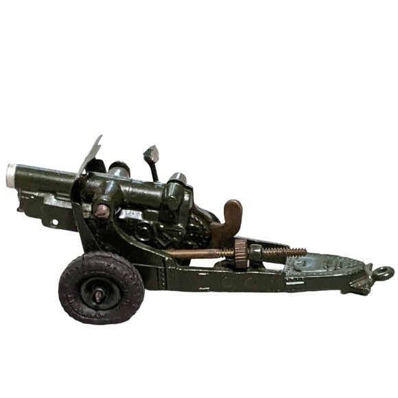 Royal Artillery Howitzer Muzzle loading Rubber tires 4.5" No. 1725 original box - Picture 8 of 10